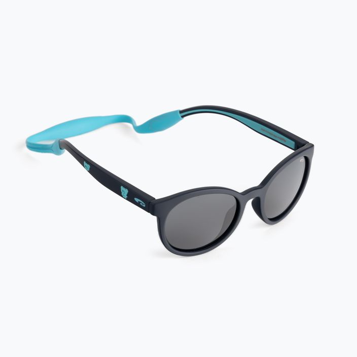 Детски слънчеви очила GOG Margo в черно и синьо E969-1P