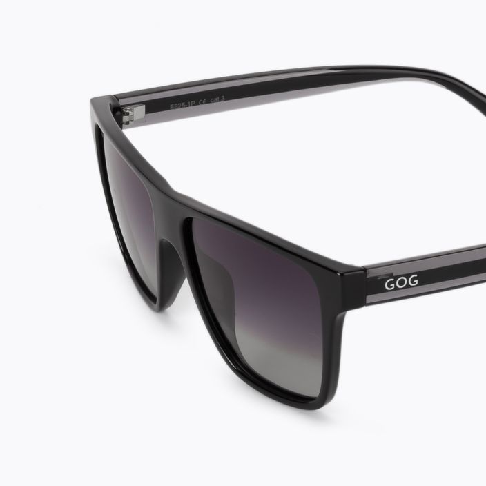 Слънчеви очила GOG Nolino черно-сиви E825-1P 5