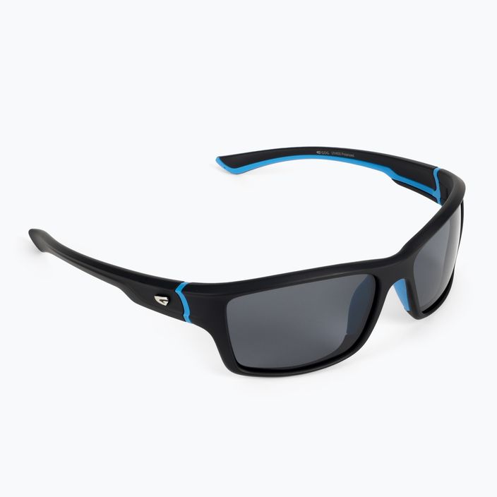 Слънчеви очила за открито GOG Alpha матово черно / синьо / дим E206-2P