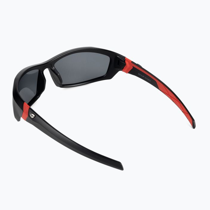 Слънчеви очила за открито GOG Arrow матово черно / червено / светкавично огледало E212-2P 2