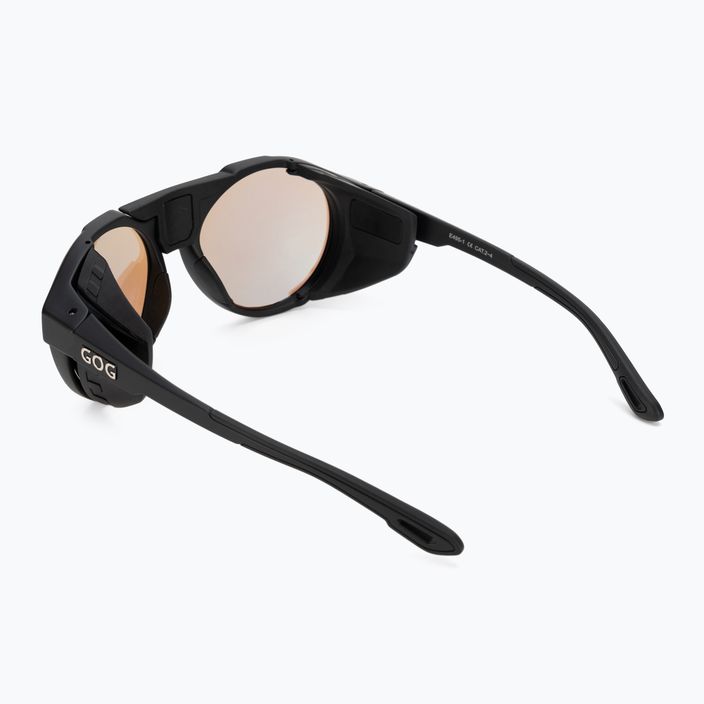 Слънчеви очила GOG Manaslu матово черно / полихромно синьо E495-1 2