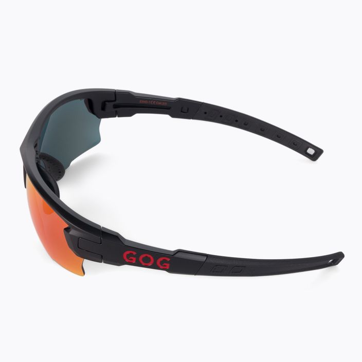 Очила за колоездене GOG Steno черни/червени E540 4