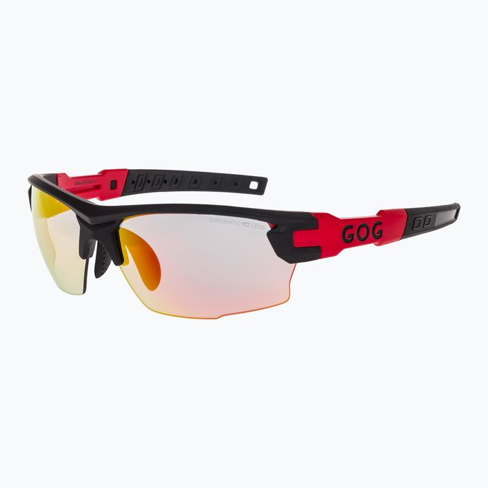 Слънчеви очила GOG Steno C матово черно/червено/полихроматично червено 5
