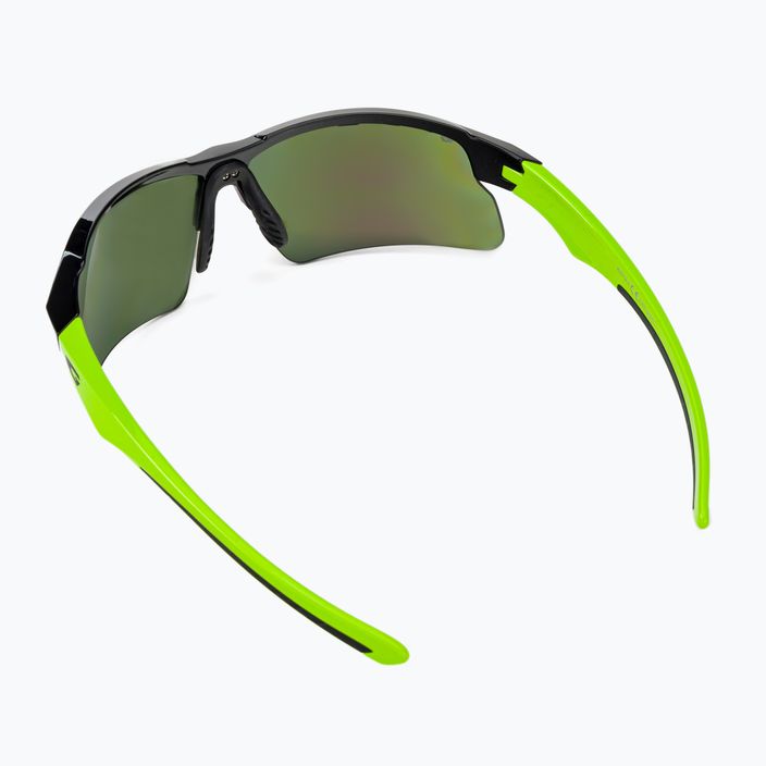 Очила за колоездене GOG Faun черни / зелени / полихромно зелени E579-3 3