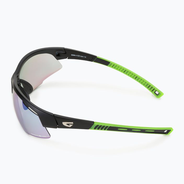 Очила за колоездене GOG Falcon C черни/зелени E668-3 4