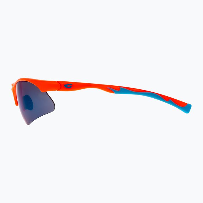 Детски очила за колоездене GOG Balami matt neon orange / blue / blue mirror E993-3 7