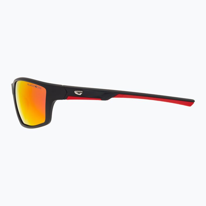 Слънчеви очила GOG Spire матово черно/червено/полихроматично червено 3