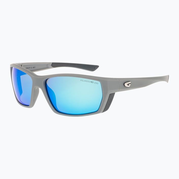 Слънчеви очила GOG Bora матово сиво/полихроматично бяло-синьо 2