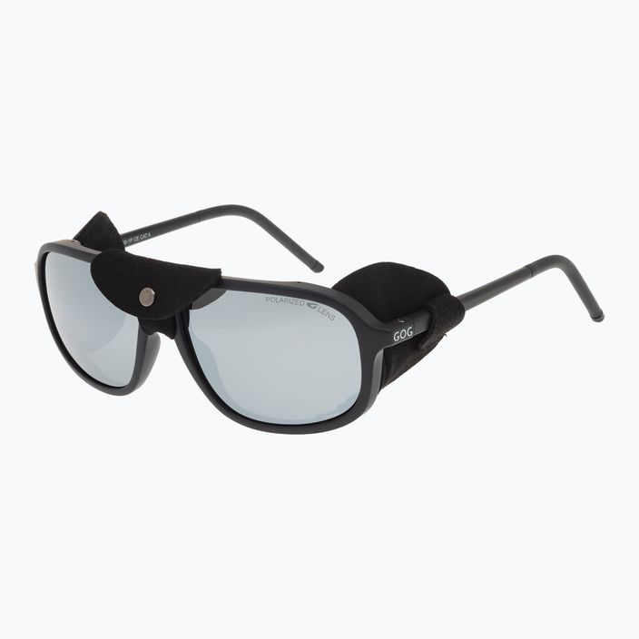 Слънчеви очила GOG Everest матово черно/сребърно огледало 2