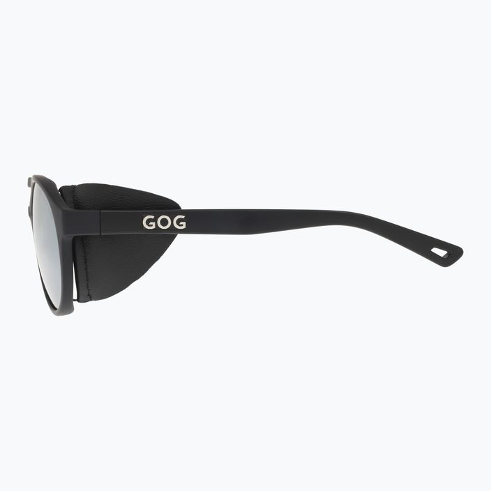 Слънчеви очила GOG Nanga матово черно / сребърно огледало E410-1P 8