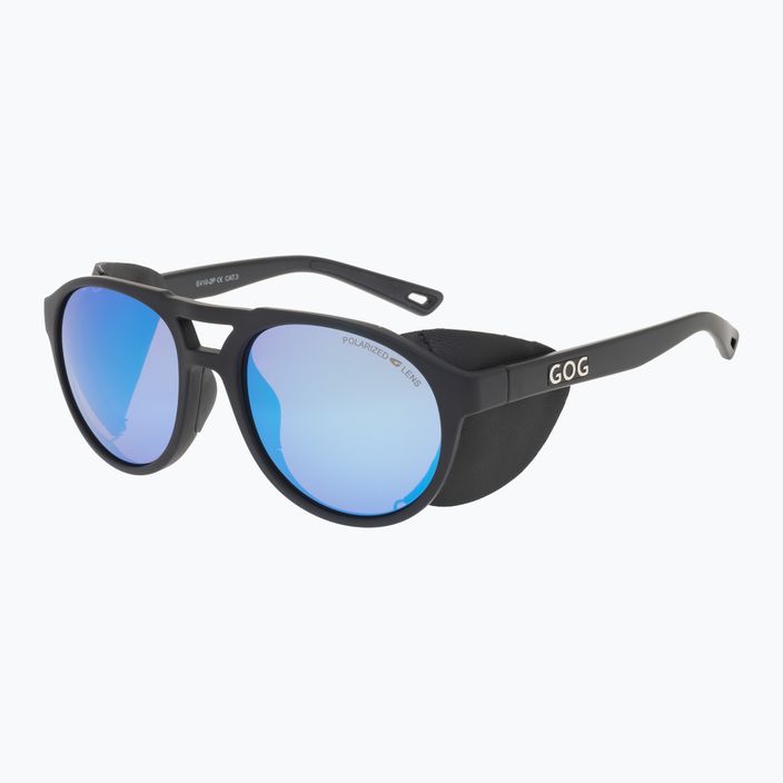 Слънчеви очила GOG Nanga matt black / polychromatic white-blue E410-2P 6