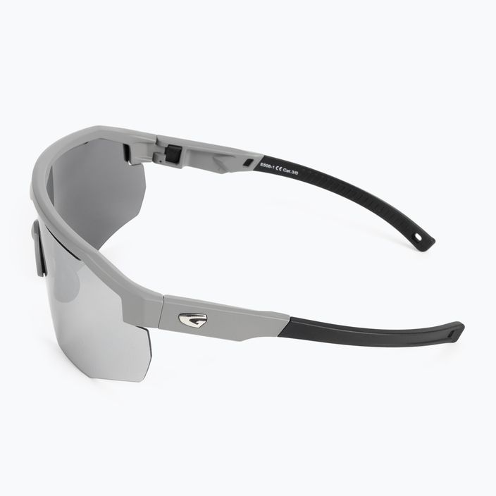 Очила за колоездене GOG Argo матово сиво / черно / сребърно огледало E506-1 5