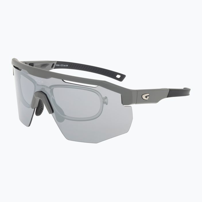 Очила за колоездене GOG Argo матово сиво / черно / сребърно огледало E506-1 6
