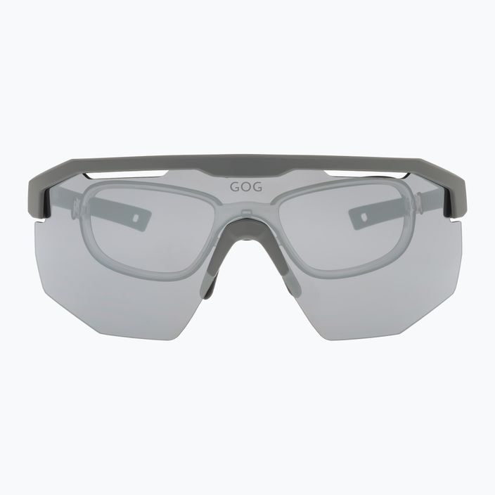 Очила за колоездене GOG Argo матово сиво / черно / сребърно огледало E506-1 8