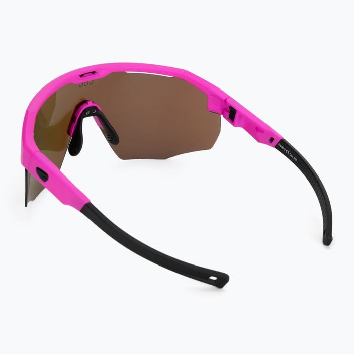 Очила за колоездене GOG Argo matt neon pink/black/white-blue E506-2 3