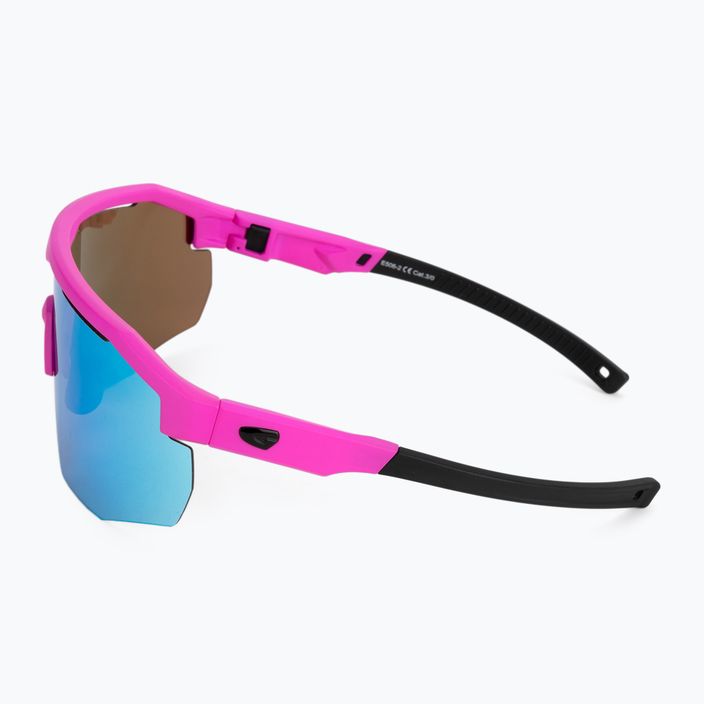 Очила за колоездене GOG Argo matt neon pink/black/white-blue E506-2 5