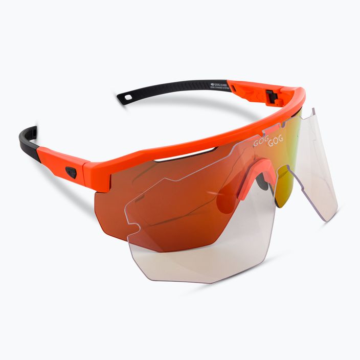 Слънчеви очила GOG Argo matt neon orange/black/polychromatic red