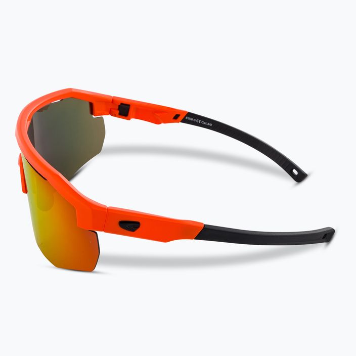 Слънчеви очила GOG Argo matt neon orange/black/polychromatic red 5