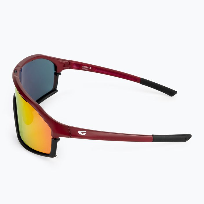 Очила за колоездене GOG Odyss матово бордо / черно / полихромно червено E605-4 5
