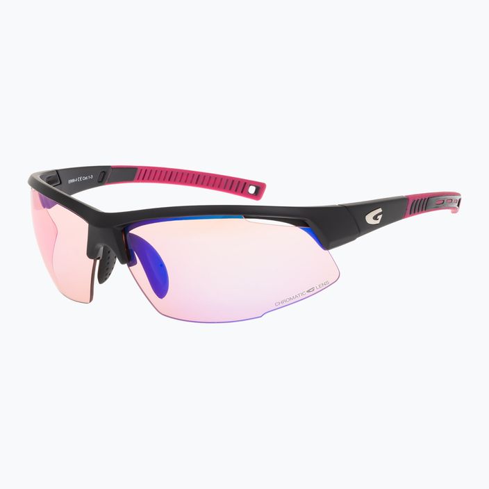 Слънчеви очила GOG Falcon C матово черно/розово/полихроматично синьо 5