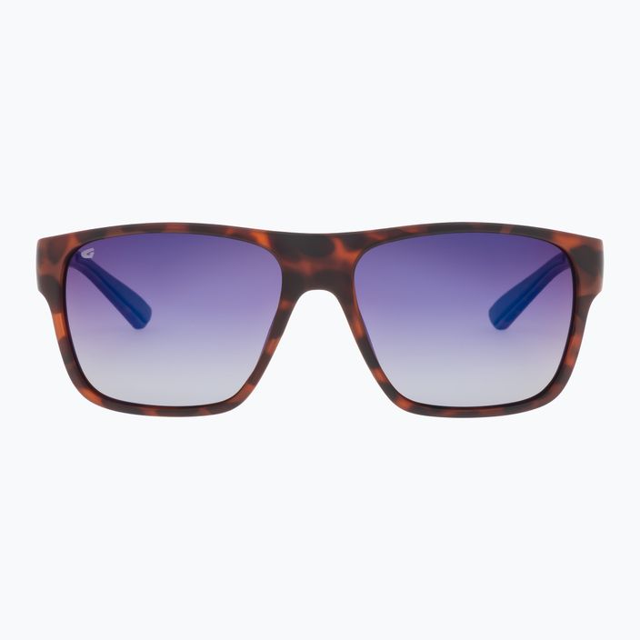 Модерни слънчеви очила GOG Henry матово кафяви / синьо огледало E701-2P 6