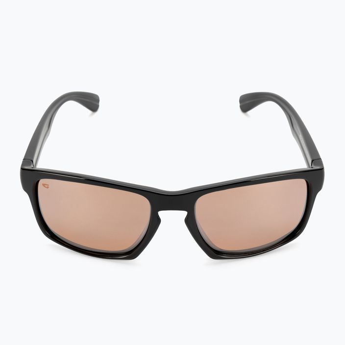 Модерни слънчеви очила GOG Logan черно / сребърно огледало E713-1P 3