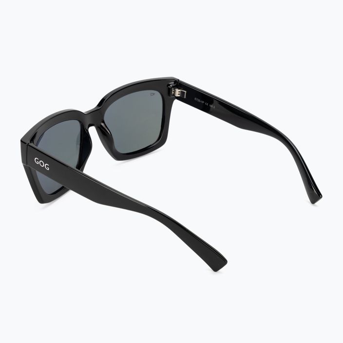 GOG Emily модни черни / полихромни лилави дамски слънчеви очила E725-1P 2