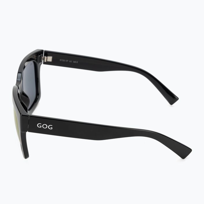 GOG Emily модни черни / полихромни лилави дамски слънчеви очила E725-1P 4