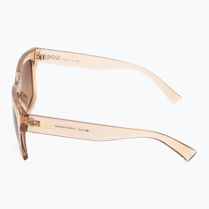 GOG Emily модни кристално кафяви / градиентни кафяви дамски слънчеви очила E725-2P 4