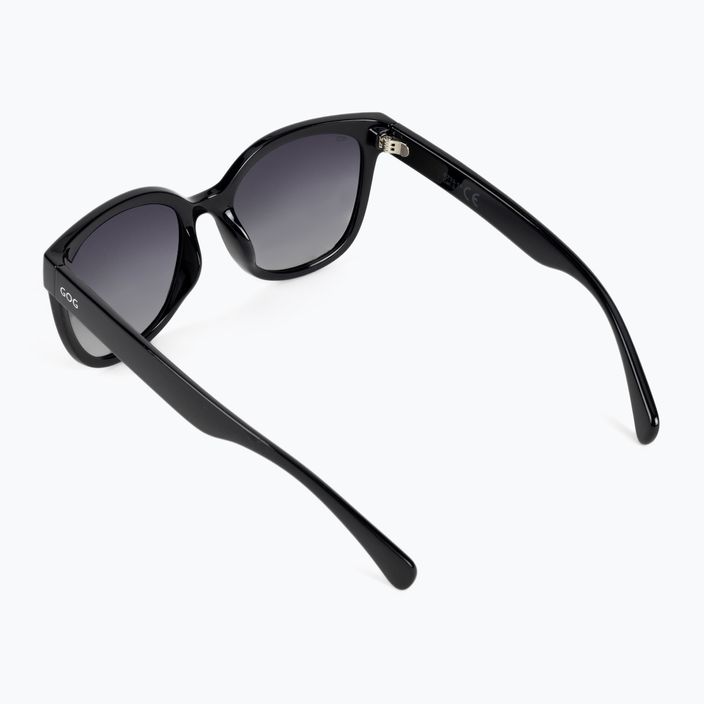 Дамски слънчеви очила GOG Sisi fashion black / gradient smoke E733-1P 2