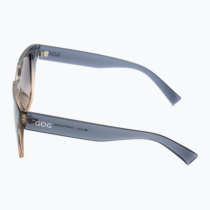 Дамски слънчеви очила GOG Hazel fashion cristal grey / brown / gradient smoke E808-2P 4
