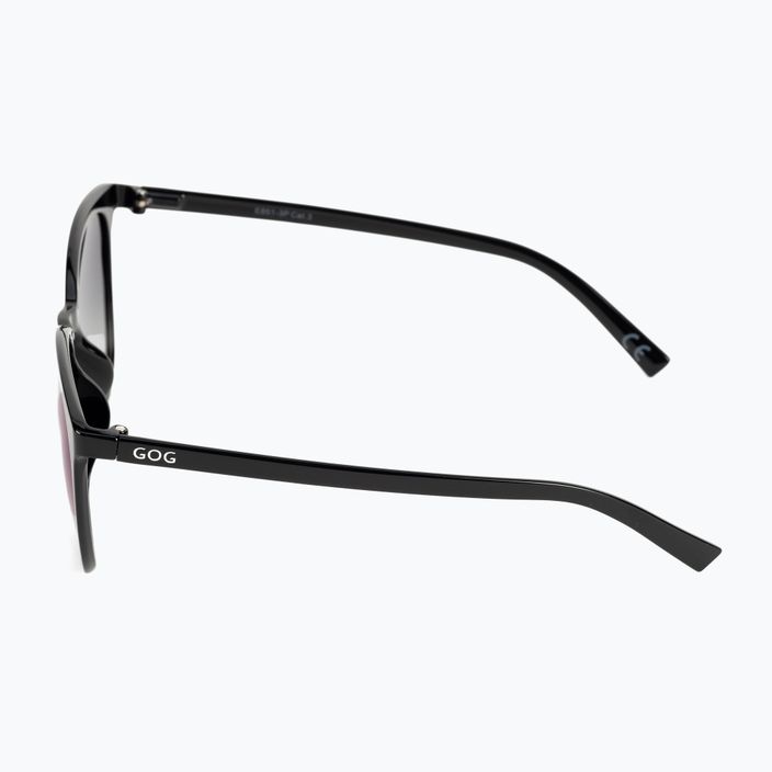 Дамски слънчеви очила GOG Lao fashion black / blue mirror E851-3P 4