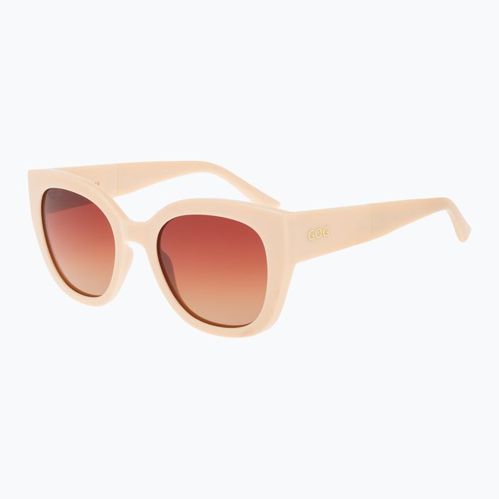 Дамски слънчеви очила GOG Claire beige/gradient brown