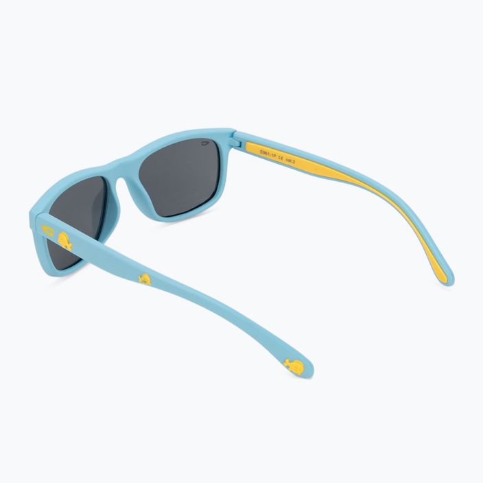 Детски слънчеви очила GOG Alice junior matt blue / yellow / smoke E961-1P 2