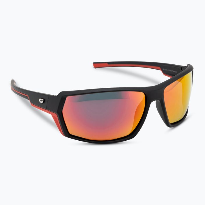 Слънчеви очила GOG Mistral матово черно/червено/полихроматично червено