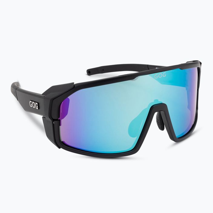 Слънчеви очила GOG Annapurna матово черно/полихроматично бяло-синьо 2
