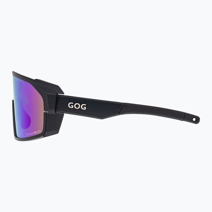 Слънчеви очила GOG Annapurna матово черно/полихроматично бяло-синьо 5