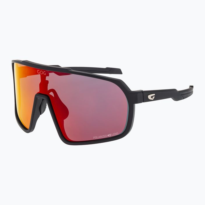 Слънчеви очила GOG Okeanos матово черно/полихроматично червено 5