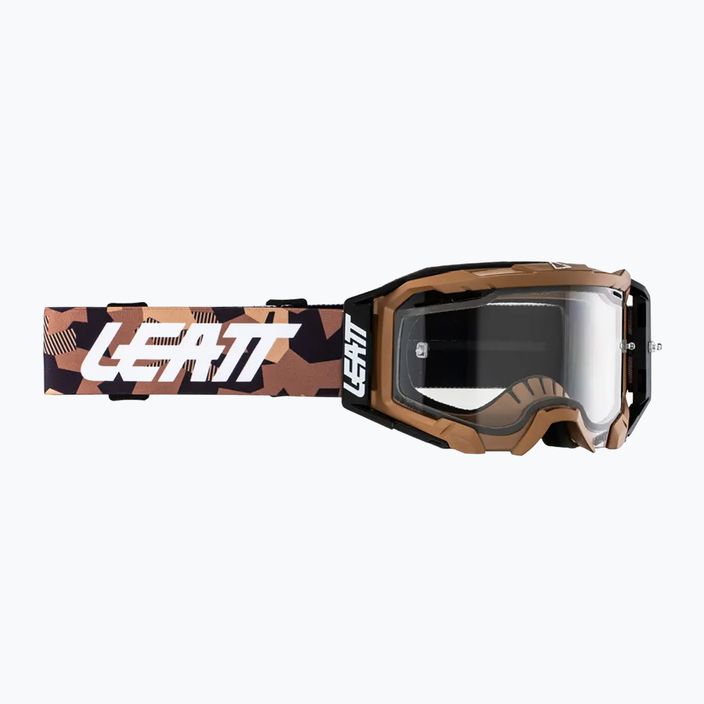 Очила за колоездене Leatt Velocity 5.5 Enduro камък/прозрачни