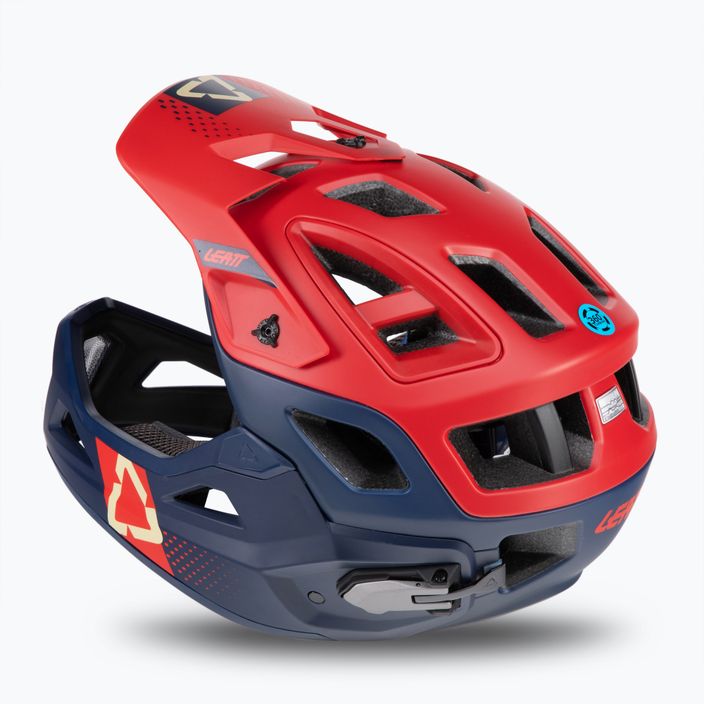 Leatt MTB 3.0 Enduro Bike Helmet V21.2 Red/Green 1021000661 4