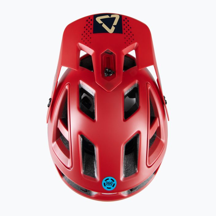 Leatt MTB 3.0 Enduro Bike Helmet V21.2 Red/Green 1021000661 6
