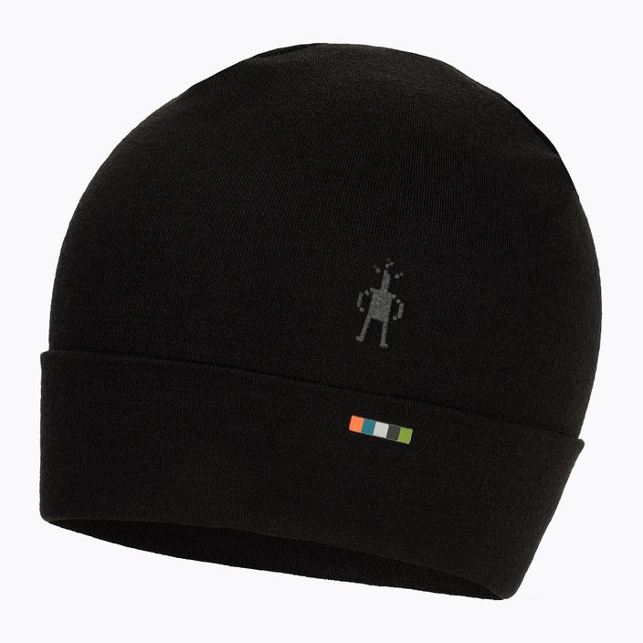 Smartwool Merino Обръщаема шапка с маншети черна 3