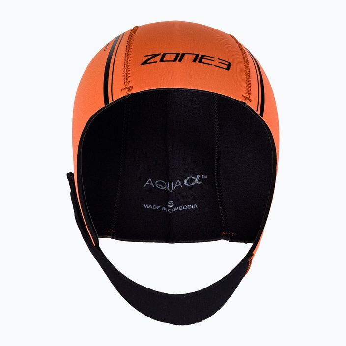 Zone3 Неопренова шапка за плуване оранжева NA18UNSC113 2