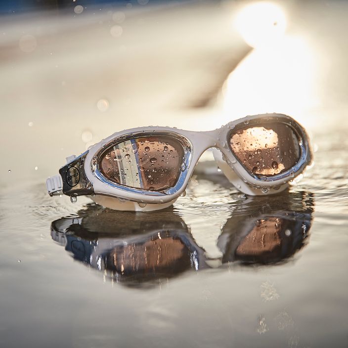 Очила за плуване ZONE3 Vapour white/silver 10