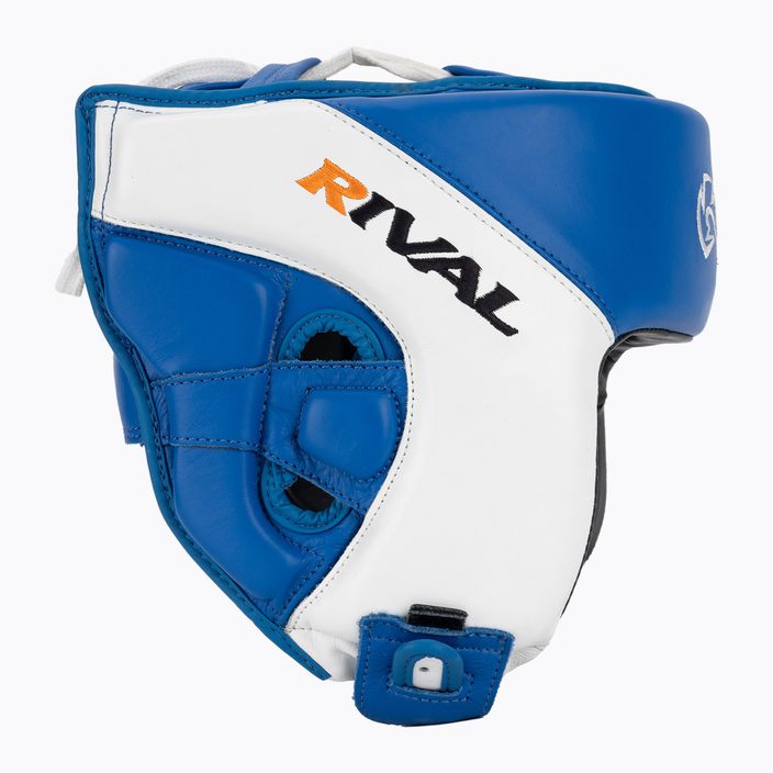 Rival Аматьорска състезателна боксова каска за глава синьо/бяло 2