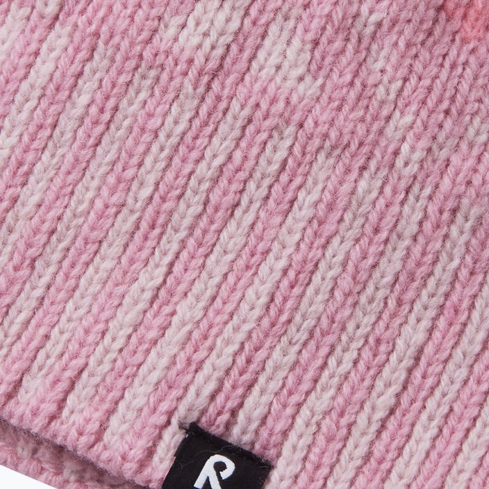 Детска зимна шапка Reima Pohjoinen сива розова 8