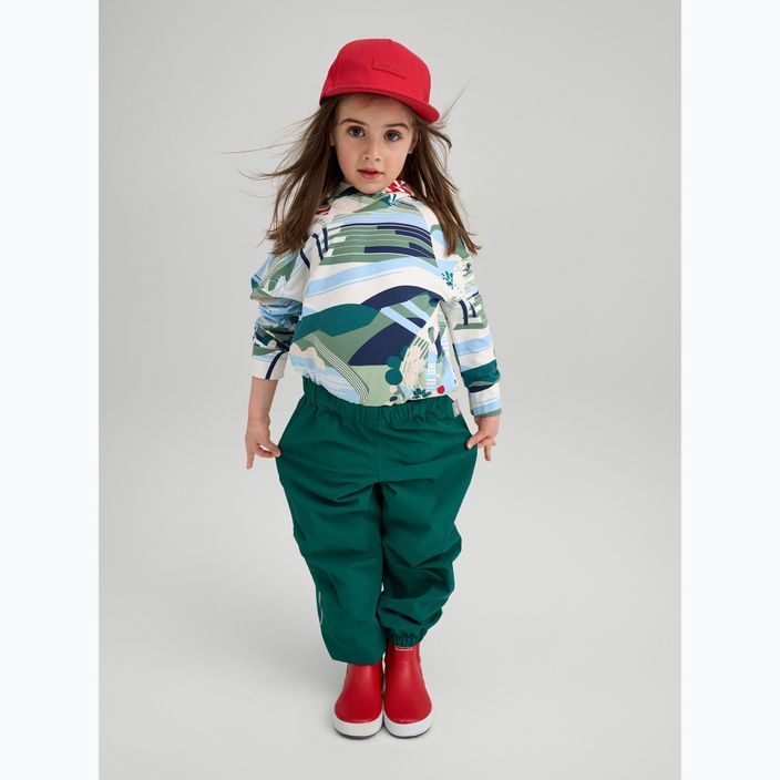 Детски дъждовен панталон Reima Kaura в по-дълбоко зелено 3