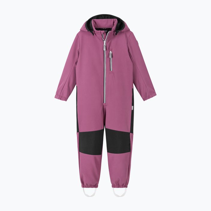 Гащеризон softshell dziecięcy Reima Nurmes red violet 2