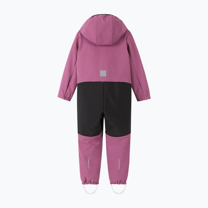 Гащеризон softshell dziecięcy Reima Nurmes red violet 3