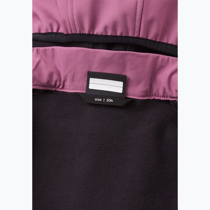 Гащеризон softshell dziecięcy Reima Nurmes red violet 6